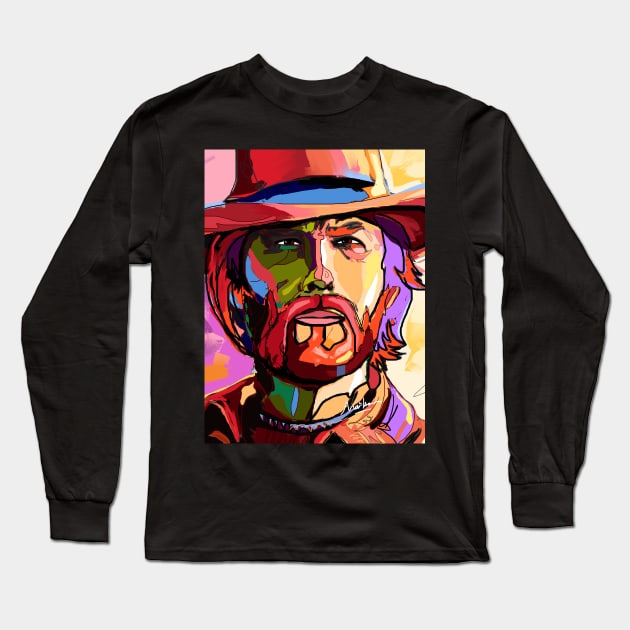 cowboy Long Sleeve T-Shirt by mailsoncello